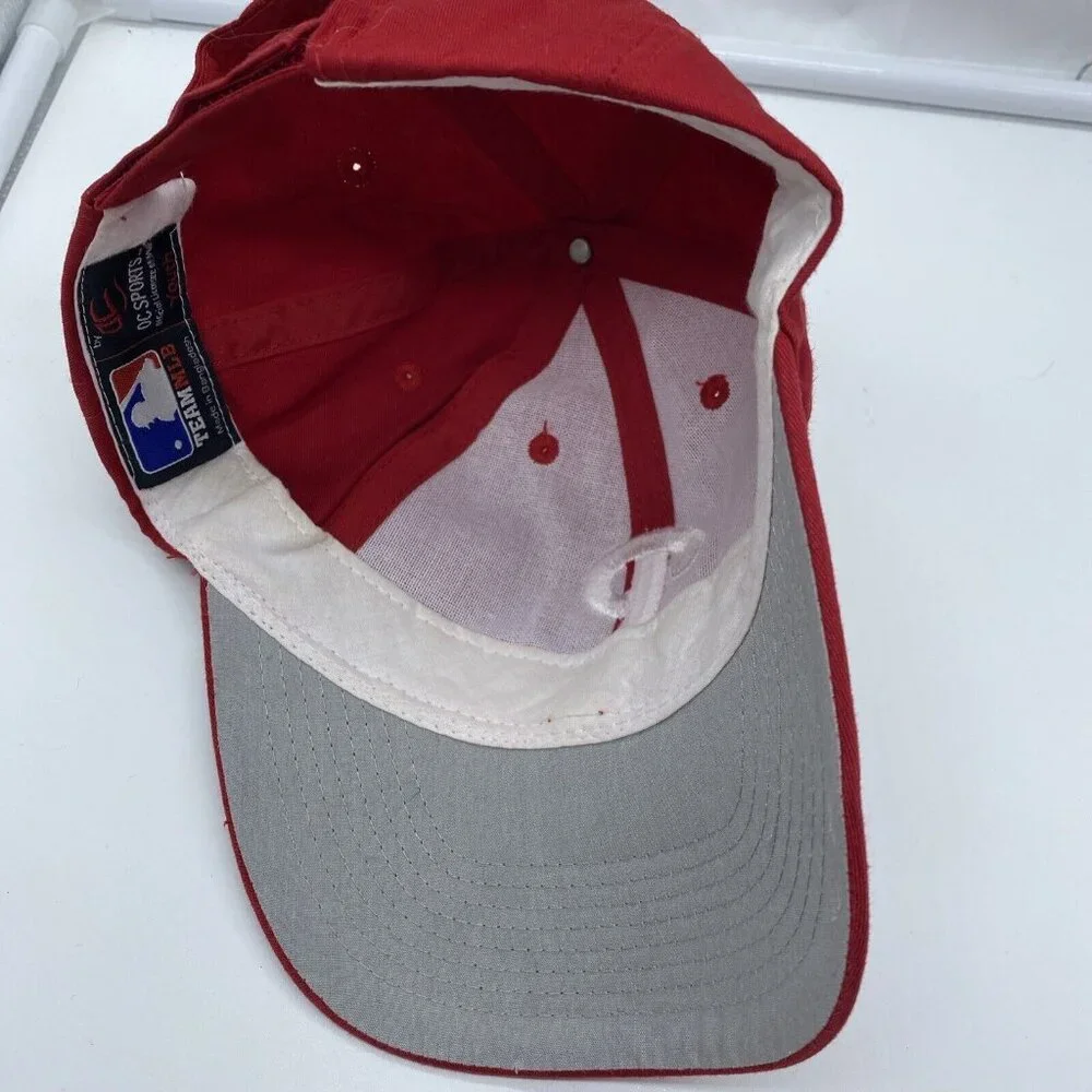 Philadelphia Phillies Red Youth Baseball Hat Cap Adjustable Hook Loop MLB